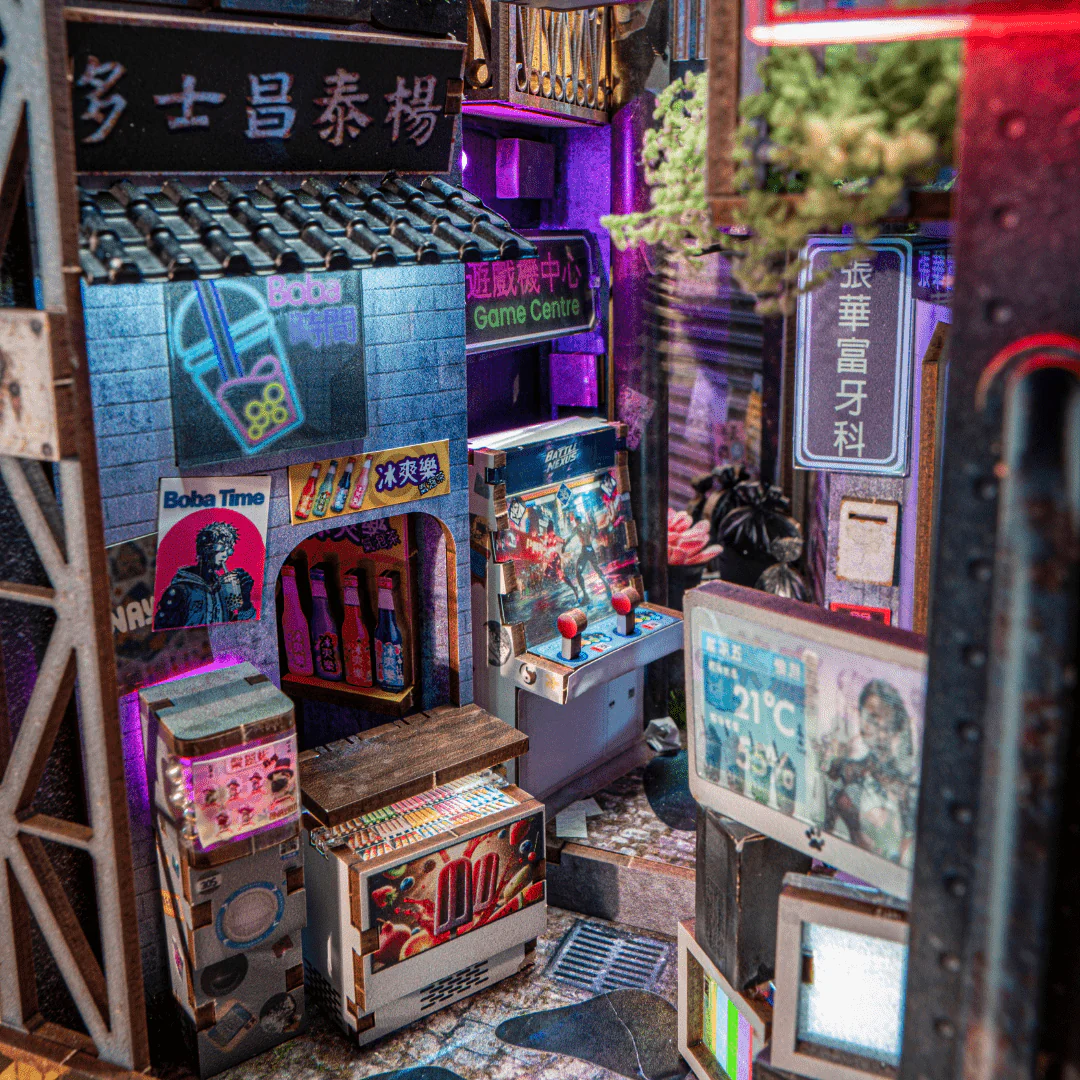 Kowloon Walled City 2049 Book Nook Kit - Image 5